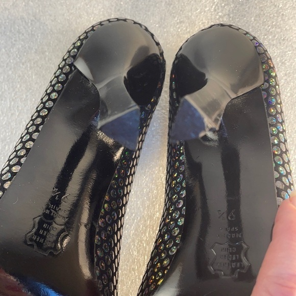 Charles Jourdan heels iridescent sparkle GBS (flawed) - Picture 10 of 13